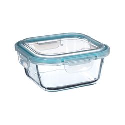 Lancheira de vidro 800ml 16x16x7,40cm