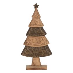 Figura Árbol Navidad Marrón 32 X 9 X 65,50 Cm