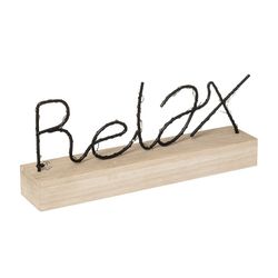 Figura Com Led Modelo Coleção 'Relax': 'Hôtel Club' 28x12,5x5cm