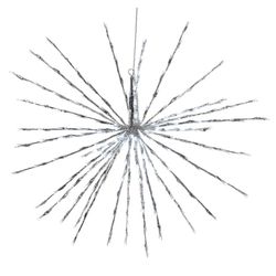 Figura de led com pontas de efeito cascata 45cm 80 led cool white ip44
