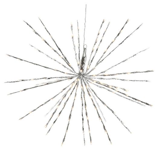 Figurine led avec embouts effet cascade 45cm 80 led lumière chaude ip44