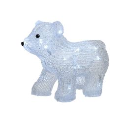 Figura de urso polar led 29x14,5x24-20l