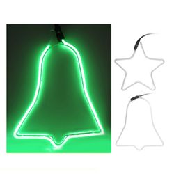 figura de tubo flexível verde design variado