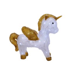 Figura unicornio led acrilico exterior