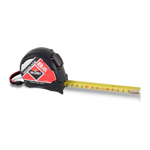 Mètre ruban Ironblade 8 M. X 25mm. R75905 Rubis