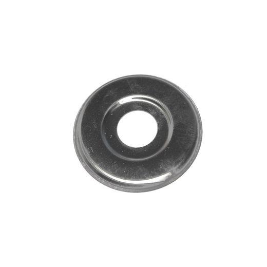 Florão plano - inox. - 1/2 "- (embalado)