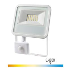 Projetor Led Spotlight 30w 2100lm 6400k Luz Fria Com Sensor de Presença 20x4,5x15,8cm Edm