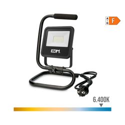 Refletor LED para projetor com pé 30w 2370lm 6400k série preta clara fria Edm