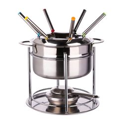 Fondue de inox para 6 pessoas