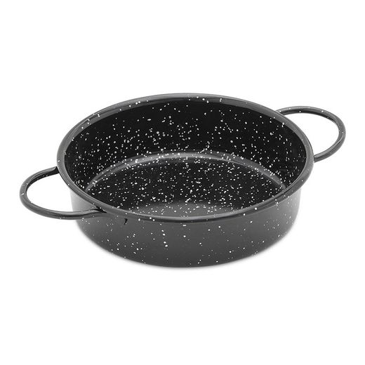 Plat émaillé avec anses Ø16cm Vaello