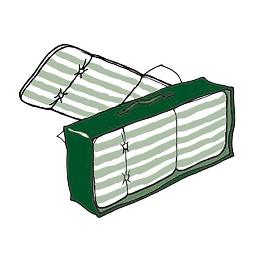 Housse de protection pour matelas 37x128x57cm 100gr/M²