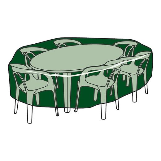 Capa de proteção. Cobertura Mesa e Cadeiras Ø205x90cm 240gr/M²