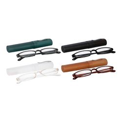 Óculos de leitura com diferentes prescrições e cores