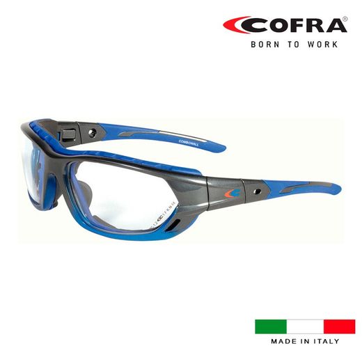 Óculos de proteção Cofra Incolor Combowall