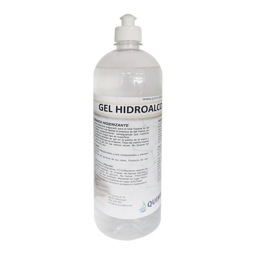 gel hidroalcoólico 1lt química fácil 70% de álcool