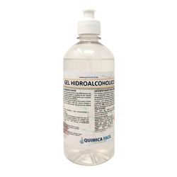 Gel hidroalcoólico 500ml química fácil