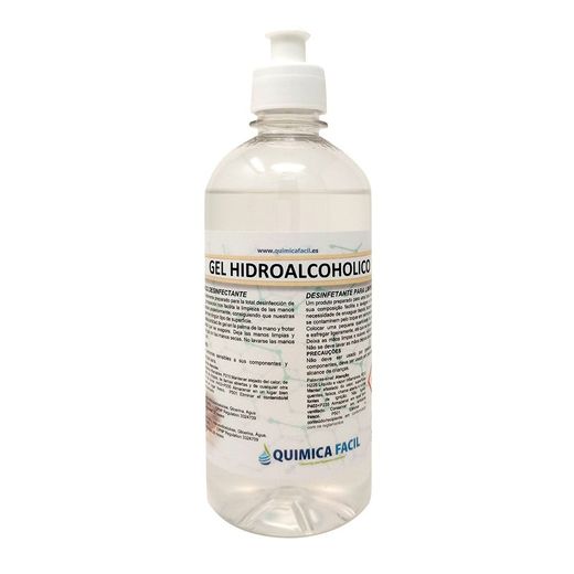 Gel hidroalcoólico 500ml química fácil