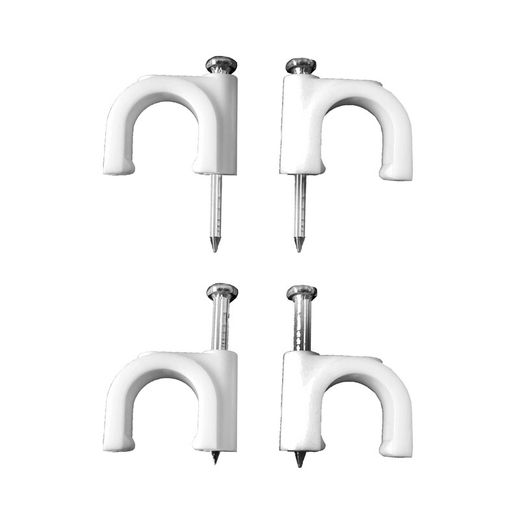 Mangueira de cabo grampo branco tubular 2x1 nº 6 (caixa 100uni)