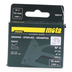 Grampos Número 3 10mm 1000 Uni Gg310 Mota