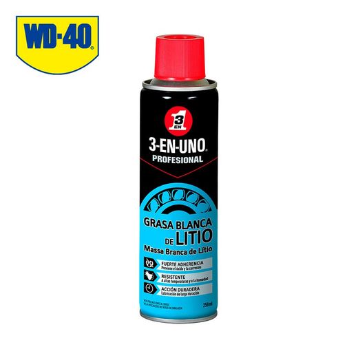 Grasa blanca de litio 250ml 3 en 1