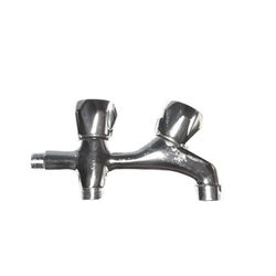 Grifo de lavadora - doble - v/metal - cr - 1/2" - (envasado)