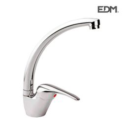 Grifo monomando de fregadera - caño alto - edm