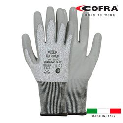 Luva Anticorte Carver Cinza/Cinza Tamanho 9 Cofra