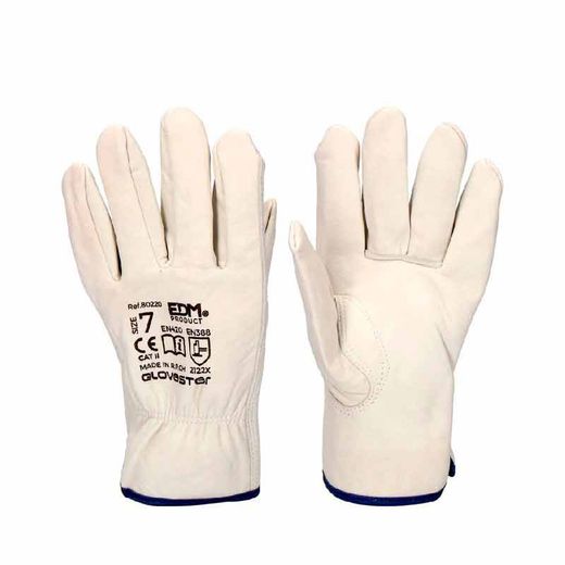 Sculpture de gants de travail en cuir