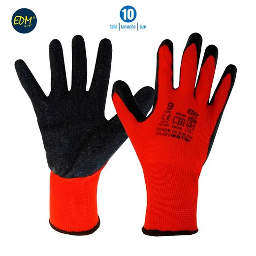 Taille du gant de maintien en polyester et enduction latex