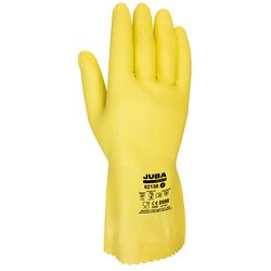 Guante Trabajo Con Químicos Eco. Látex / Algodón Talla 6 Juba