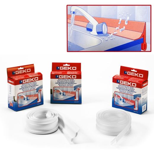 Garniture pvc pour lavabos - éviers 130cm blanc