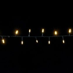 100 led guirlanda branco quente pitelo vintage 220 / 240v ip44 696cm