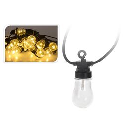 Garland 20 leds para uso interno com luz quente tipo vintage