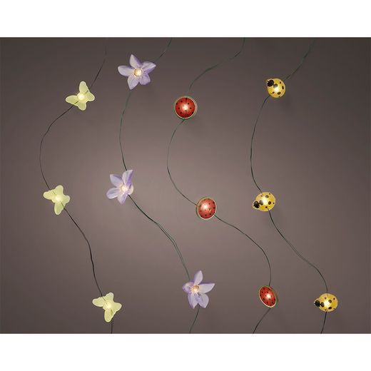 Guirlanda operada por bateria de abacaxi 10 led 180cm