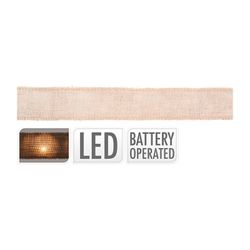Guirnalda Lazo Con 20 Leds Con Pilas 2m X 5cm 2xaa