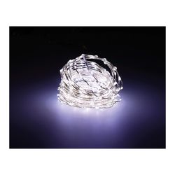 Guirnalda Micro Led Extra Dense Luz Fria Parpadeante 14m 567l Cable Plata