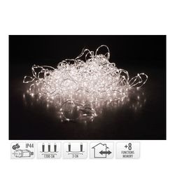 Guirlanda de Fio Macio 400 Leds Branco Quente 8 Funções 15m