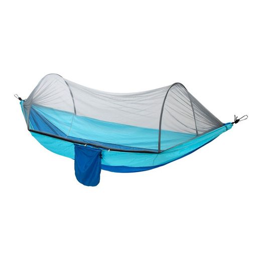 Rede de viagem ao ar livre com rede mosquiteira 140x260cm cores sortidas