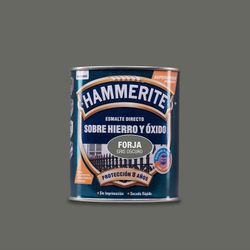 Hammerite esmalte metalico forja gris oscuro 0.750l