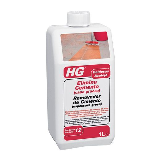 Hg enlève le ciment (couche épaisse et poreuse) pour carrelage 1l