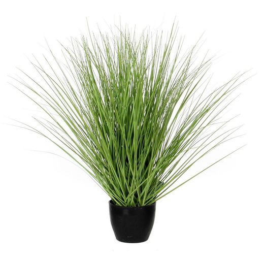Herbe verte pvc avec pot 11,5x50cm