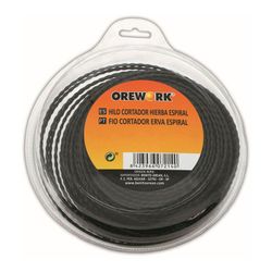 Linha Espiral para Cortador de Grama Ø3,3mm 15m