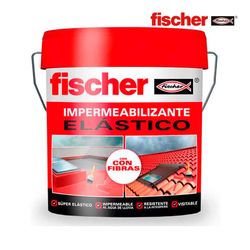 Imperméabilisation 15l. Rouge Avec Fibres 547152 Fischer