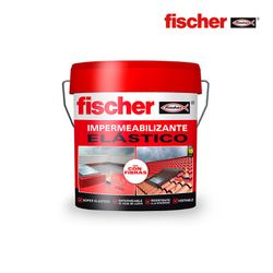 Impermeabilizante 1l rojo con fibras fischer
