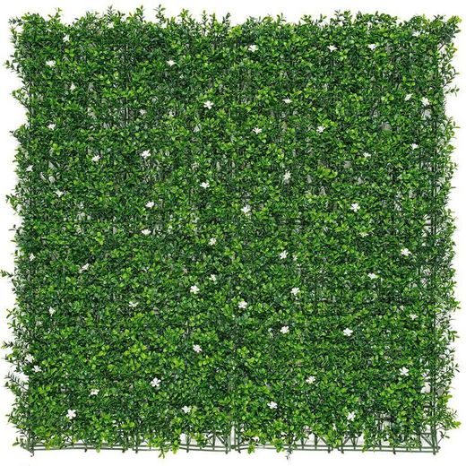 Jardim Vertical Flores Jasmim Cor Verde 1x1m Nortene