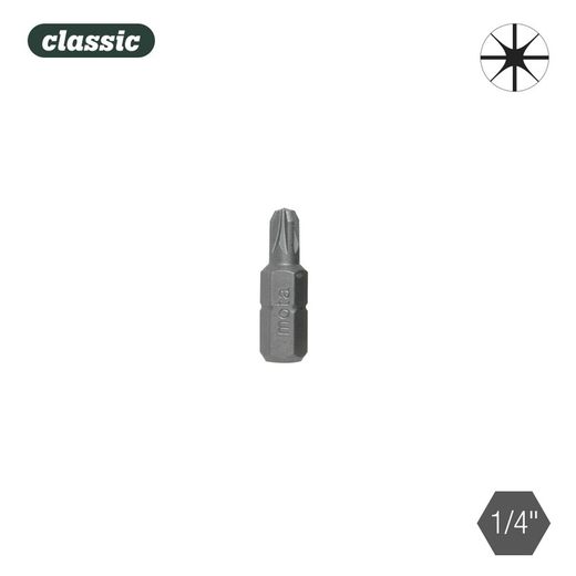 Conjunto de bits de 10 bits 2x25mm 1-4 aço bpz225