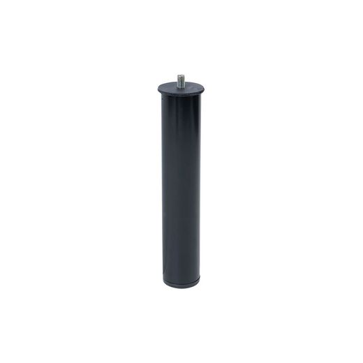 Conjunto de 4 Pernas de Canapé Pt26 Ø50x275mm Sem Roda, Preto 96406 Micel