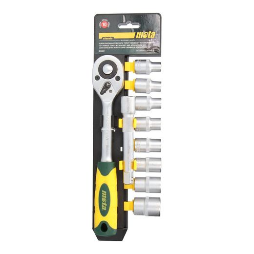 Conjunto Fechadura Ponta Torx Feminina 1/2 10 Peças Ek631 Mota