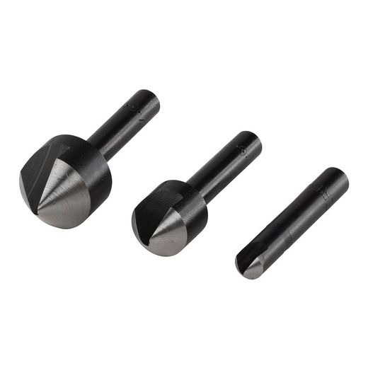 Conjunto de 3 peças de escareadores Ws, Ø 6, 12, 16mm 2504000 Wolfcraft