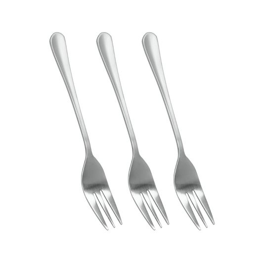 Conjunto de 3 garfos para tapas - aço inoxidável
